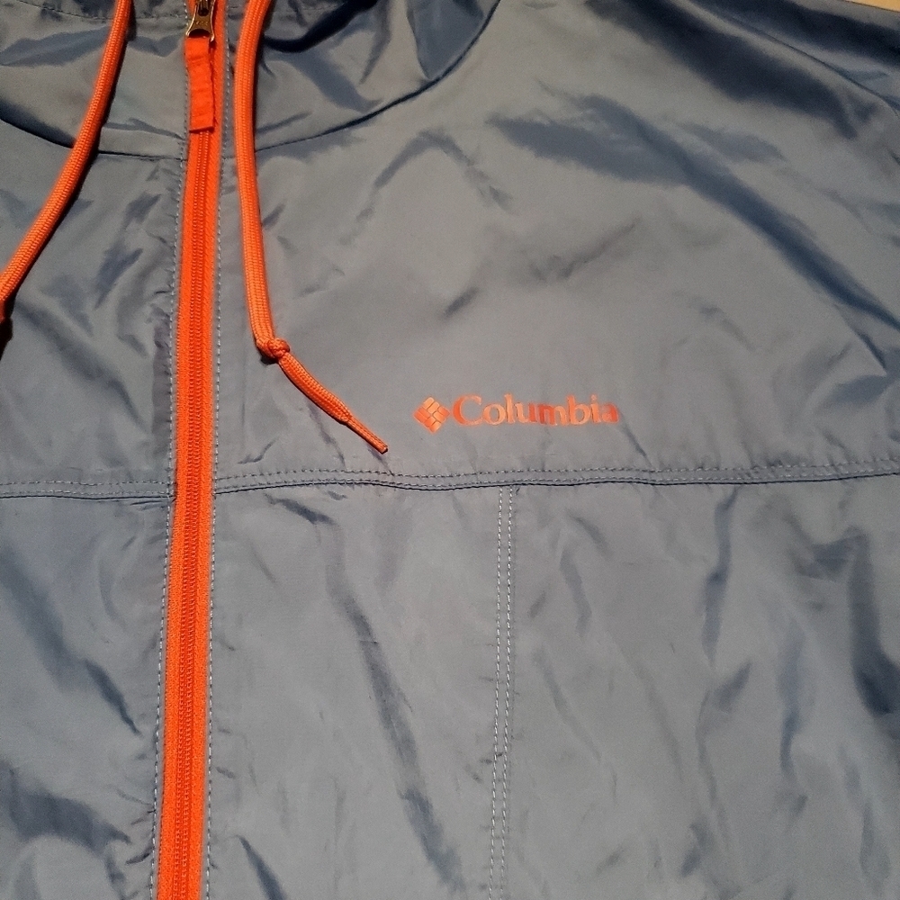 Columbia Women's Flash Forward Blue Windbreaker Size XL - Picture 6 of 10